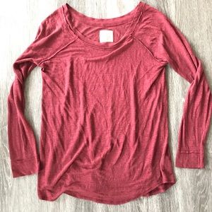 Chaser Maroon Long Sleeve